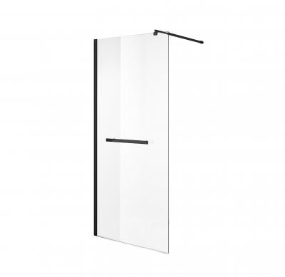 Душевая перегородка Niagara Nova NG-681-10 BLACK (100x195), прозрачное стекло